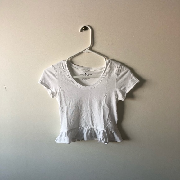Babydoll Ruffle Crop Top - Picture 1 of 2